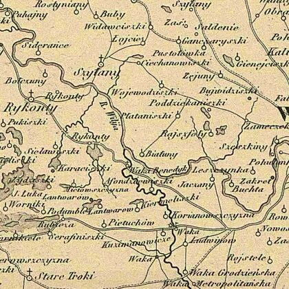 1859 m. žemėlapio detalė