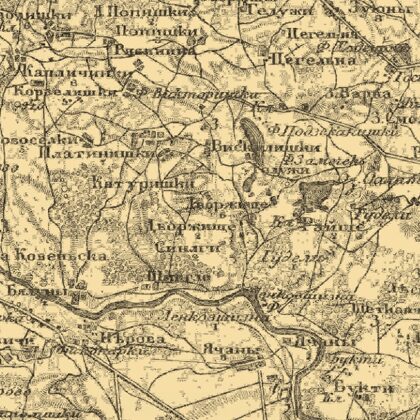 1872 m. žemėlapio detalė