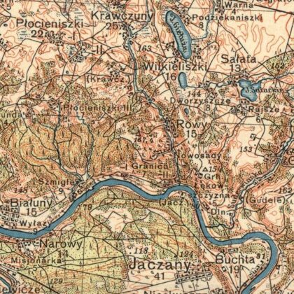 1841 m. žemėlapio detalė